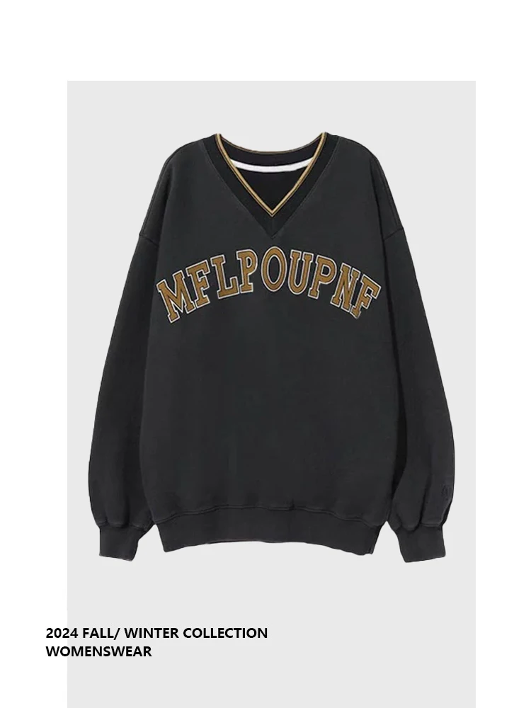 Женский осенний свитер Forever 2 Korean Sle Lazy Faion с длинным рукавом и буквенным принтом, повседневный, для работы и отдыха
Женский осенний свитер Forever 2 Korean Sle Lazy Faion с длинным рукавом и буквенным принтом, повседневный, для работы и отдыха