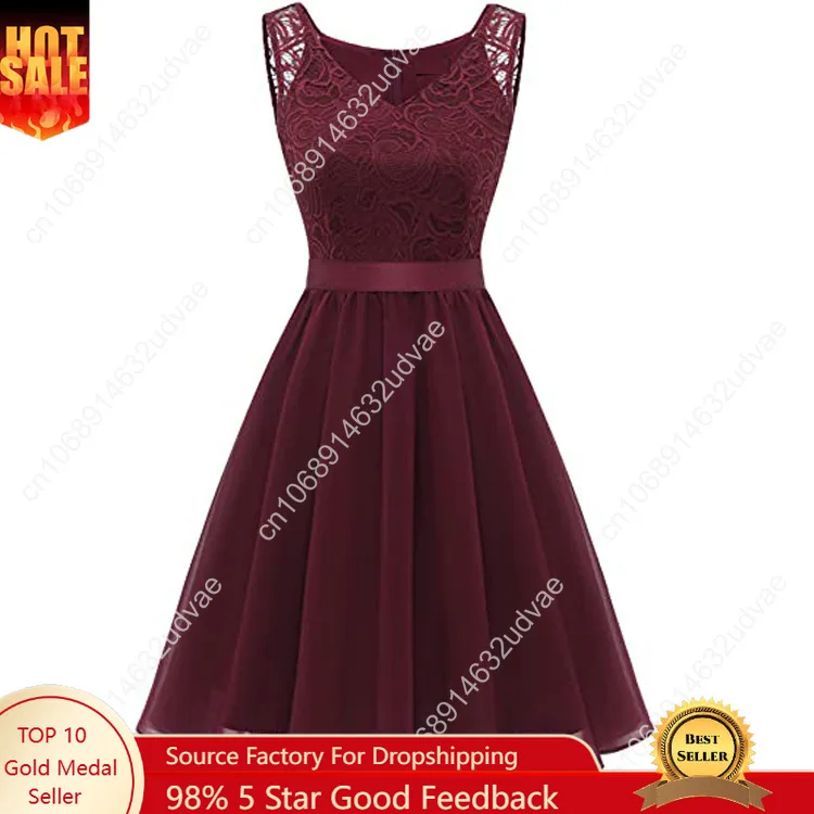 BeryLove Women's Cocktail Dresses Prom Wedding Guest Short Bridesmaid Dresses Ruffle Hem Sleeveless Lace Formal Dress
BeryLove Women's Cocktail Dresses Prom Wedding Guest Short Bridesmaid Dresses Ruffle Hem Sleeveless Lace Formal Dress