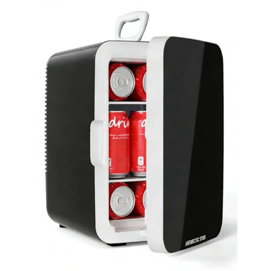 Compact Mini Fridge for Beverage, Food, Skincare, Makeup in Car, Bedroom, Office, Dorm 10L Thermoelectric Cooler, AC/DC Powered
Compact Mini Fridge for Beverage, Food, Skincare, Makeup in Car, Bedroom, Office, Dorm 10L Thermoelectric Cooler, AC/DC Powered