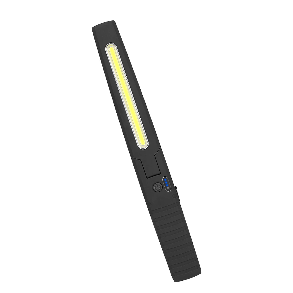 Rechargeable LED Flashlight Camping Lamp Outdoor Work Light Black Operated Foldable Hook Magnet for Emergency Repair
Rechargeable LED Flashlight Camping Lamp Outdoor Work Light Black Operated Foldable Hook Magnet for Emergency Repair