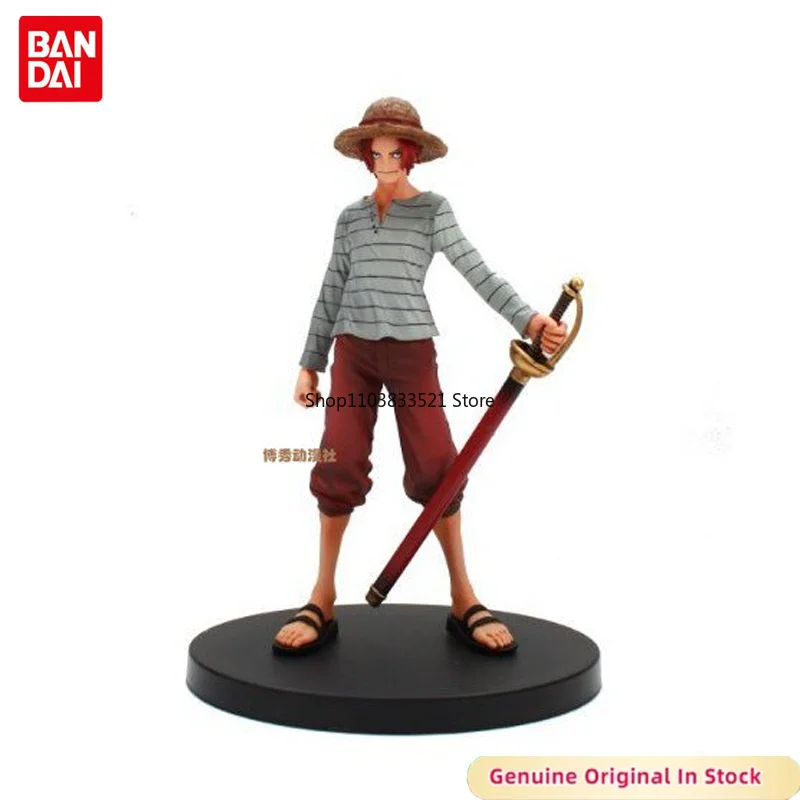 BANDAI Original DX Anime ONE PIECE Shanks Red Hair Youth Character Action Model Desktop Ornaments Hobbies Collectible
BANDAI Original DX Anime ONE PIECE Shanks Red Hair Youth Character Action Model Desktop Ornaments Hobbies Collectible