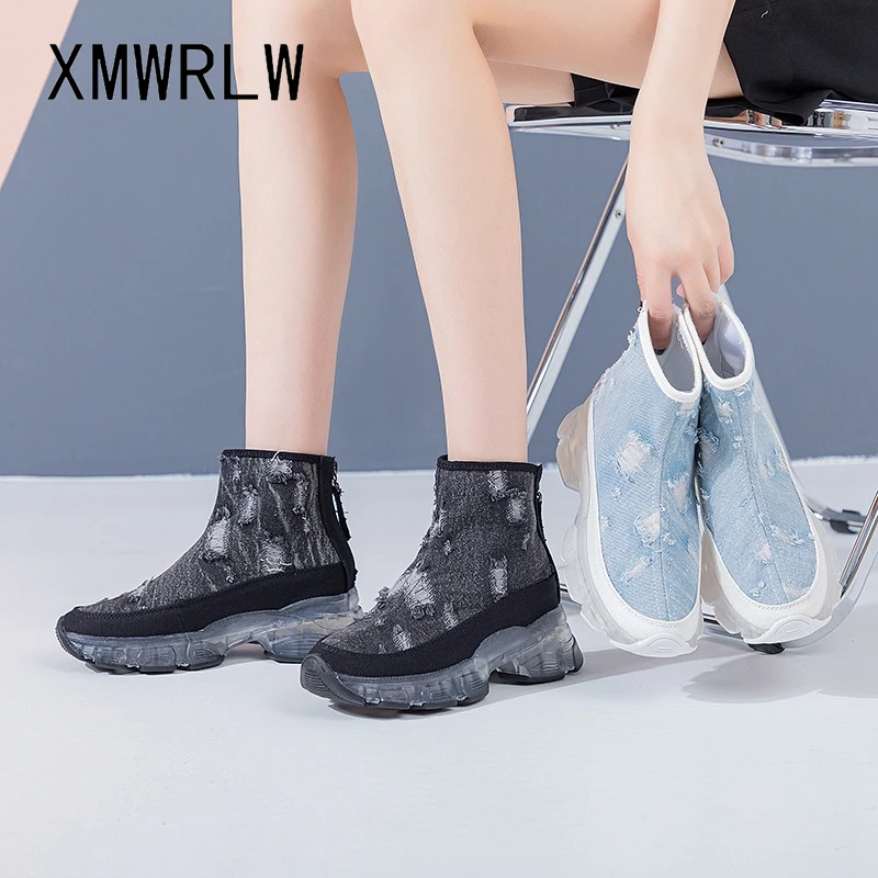 XMWRLW Women's Spring Autumn Ankle Boots Fashion Denim Ladies Shoes High Heels Ankle Boots For Women Autumn Shoes Non-Slip Boot
XMWRLW Women's Spring Autumn Ankle Boots Fashion Denim Ladies Shoes High Heels Ankle Boots For Women Autumn Shoes Non-Slip Boot
