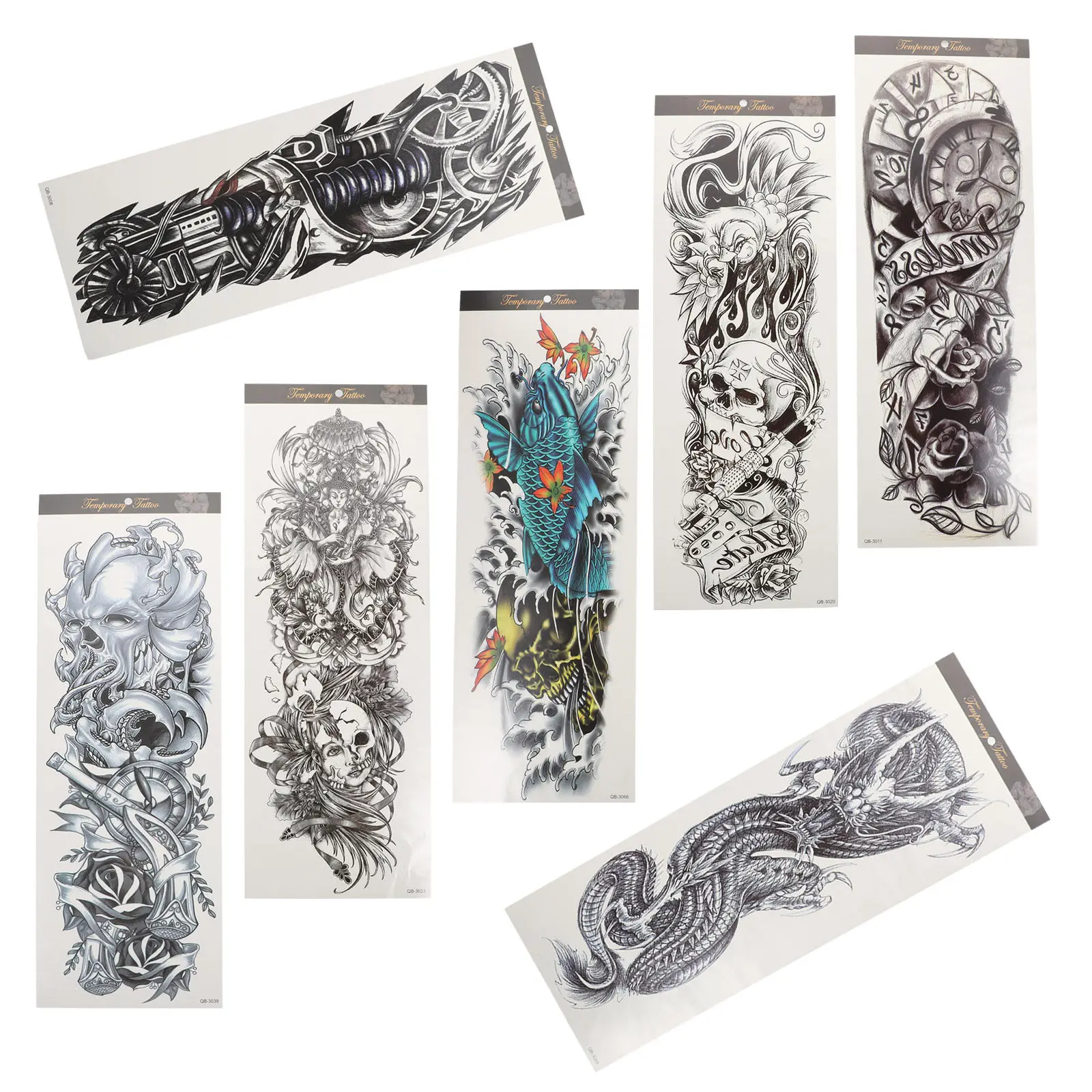 7pcs Waterproof Temporary Tattoos Stickers Arm Decals for Adults Easy Removal Beach Pool Parties Practical Design
7pcs Waterproof Temporary Tattoos Stickers Arm Decals for Adults Easy Removal Beach Pool Parties Practical Design
