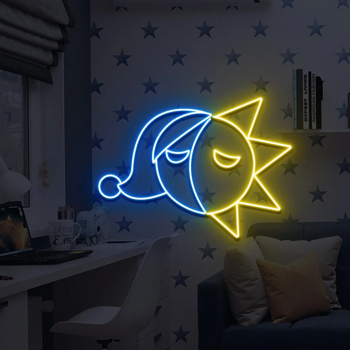 Sun Moon Neon Sign Wall Art Decor Halloween Solar Funny Kids Room Nursery Bedroom Sign Birthday Gifts Home Decor
Sun Moon Neon Sign Wall Art Decor Halloween Solar Funny Kids Room Nursery Bedroom Sign Birthday Gifts Home Decor