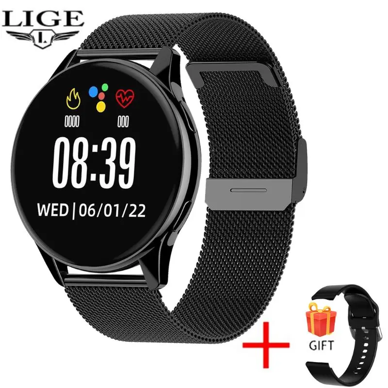 LIGE Men's Smartwatch Blood Pressure Sleep Monitoring NFC Door Unlock Bluetooth Call Music Play Voice Assistant Sport Smartwatch
LIGE Men's Smartwatch Blood Pressure Sleep Monitoring NFC Door Unlock Bluetooth Call Music Play Voice Assistant Sport Smartwatch