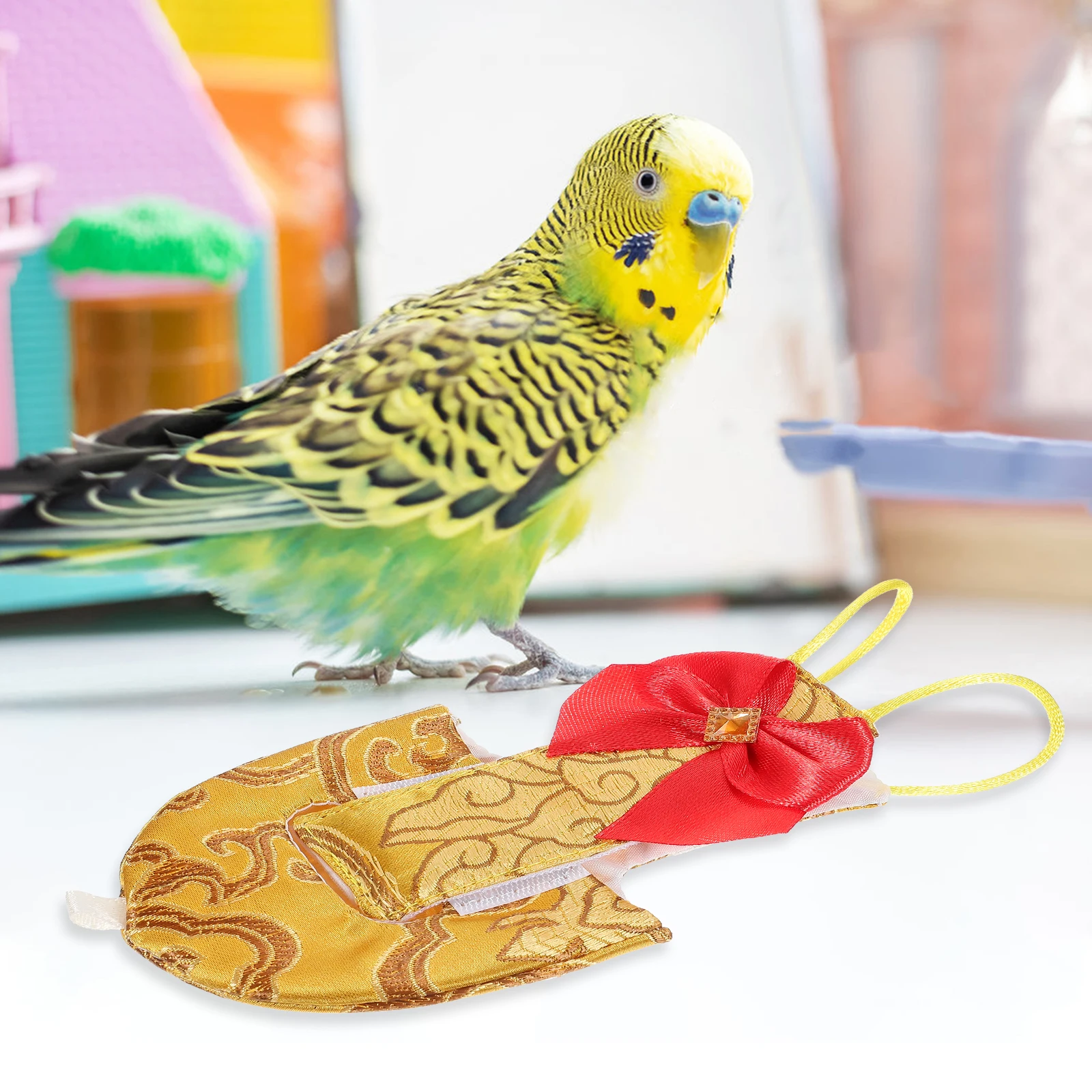 Parrot Flight Suit Bird Clothes Pilot Costume Yellow Diapers Cockatiel Pet Supplies Lightweight Easy Clean Bowknot Decor
Parrot Flight Suit Bird Clothes Pilot Costume Yellow Diapers Cockatiel Pet Supplies Lightweight Easy Clean Bowknot Decor