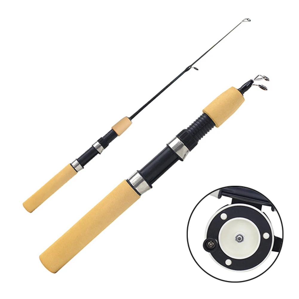 Ice Fishing Rod Portable Spinning Casting Winter Angling Fishing Pole with Reel
Ice Fishing Rod Portable Spinning Casting Winter Angling Fishing Pole with Reel