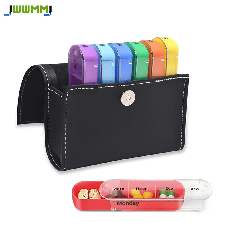 1pcs Pill Organizer Weekly Travel Pill Case Box Medication Reminder Daily AM PM,Day Night 7 Compartments,for 4 Times A Day
1pcs Pill Organizer Weekly Travel Pill Case Box Medication Reminder Daily AM PM,Day Night 7 Compartments,for 4 Times A Day
