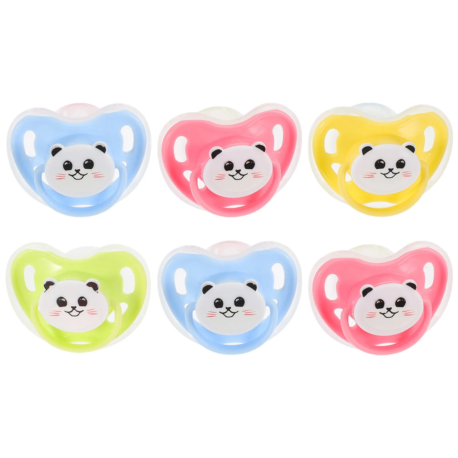 6 Pcs Round Pacifier Teething Toy Pain Relief Teether Appeasing Soother Toys Silicone Pacifiers Cartoon
6 Pcs Round Pacifier Teething Toy Pain Relief Teether Appeasing Soother Toys Silicone Pacifiers Cartoon