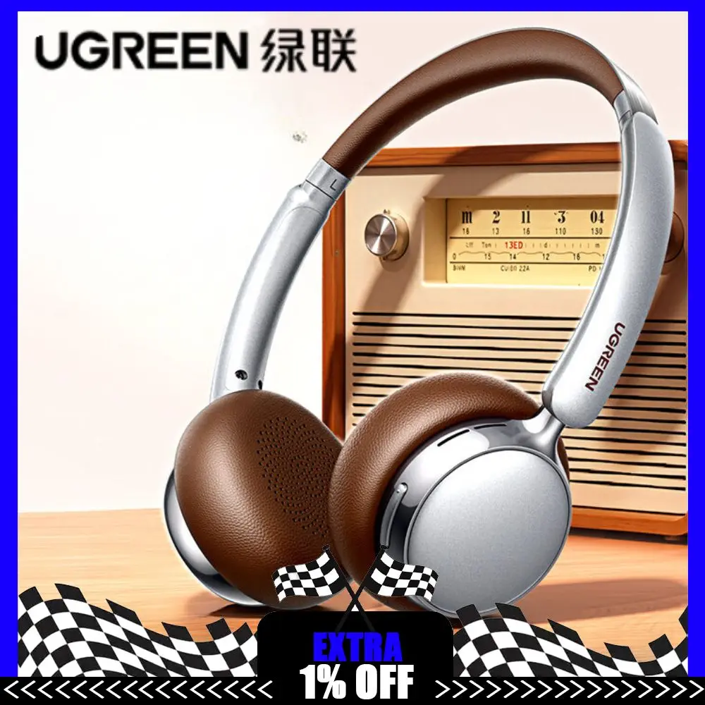 Беспроводные наушники UGREEN Retro3 ANC с активным шумоподавлением, Hi-Fi, Bluetooth, для синхронного перевода
Беспроводные наушники UGREEN Retro3 ANC с активным шумоподавлением, Hi-Fi, Bluetooth, для синхронного перевода