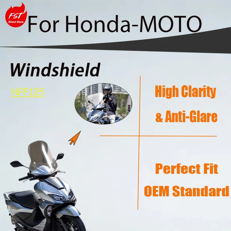 Premium Tall Wind Deflector for Wuyang Honda NPF125, Heightened Front Windshield Rainproof Kit
Premium Tall Wind Deflector for Wuyang Honda NPF125, Heightened Front Windshield Rainproof Kit