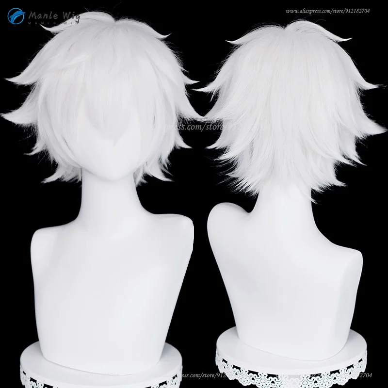 Lu Guang Cosplay Wig 30cm Short Frizzy Silver White Wig Heat Resistant Synthetic Hair Halloween Party Anime Wigs + Wig Cap
Lu Guang Cosplay Wig 30cm Short Frizzy Silver White Wig Heat Resistant Synthetic Hair Halloween Party Anime Wigs + Wig Cap