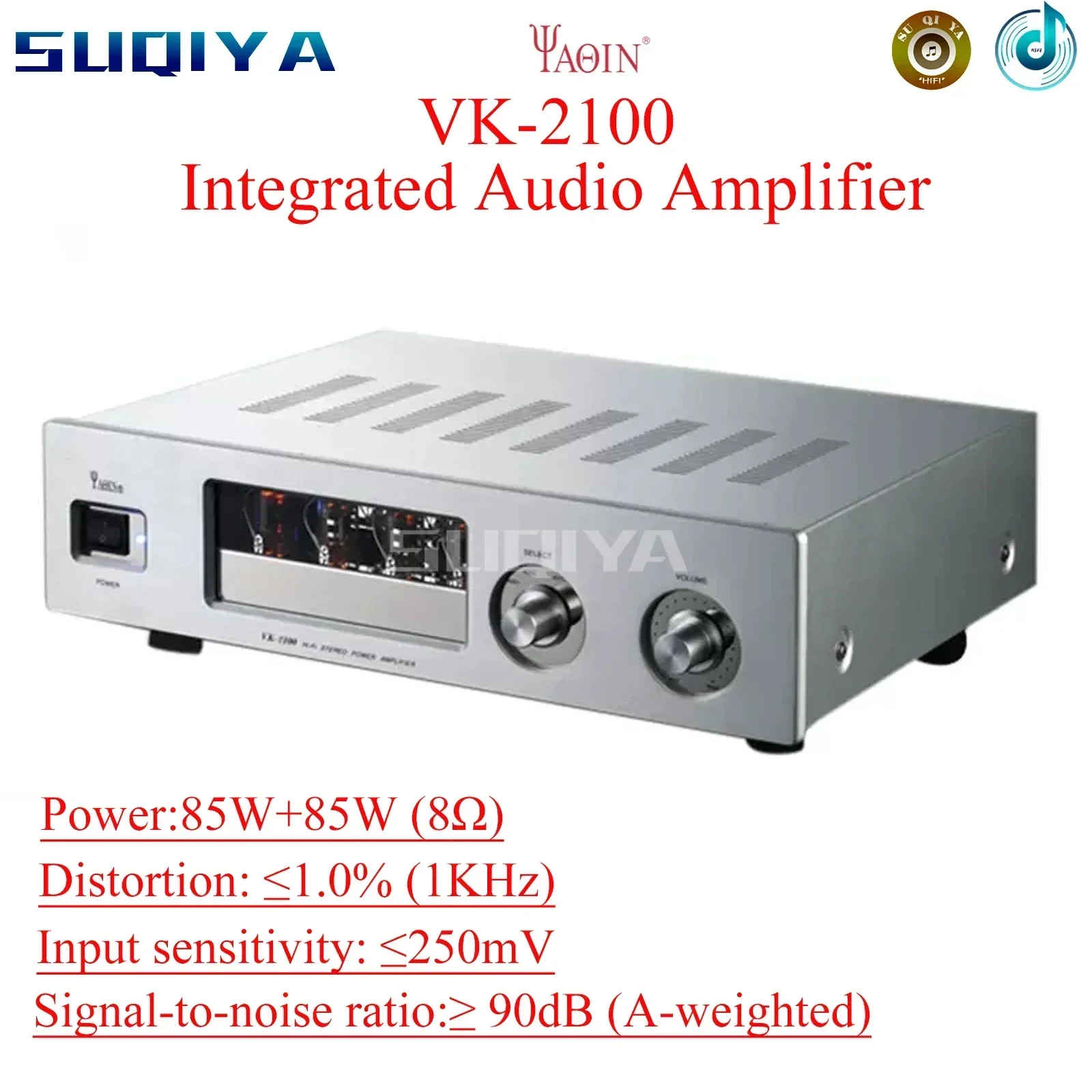 SUQIYA-Yaqin VK-2100 Tube Amplifier Front Gallbladder Rear Stone Amplifier HiFi Fever Tube High Power Home
SUQIYA-Yaqin VK-2100 Tube Amplifier Front Gallbladder Rear Stone Amplifier HiFi Fever Tube High Power Home