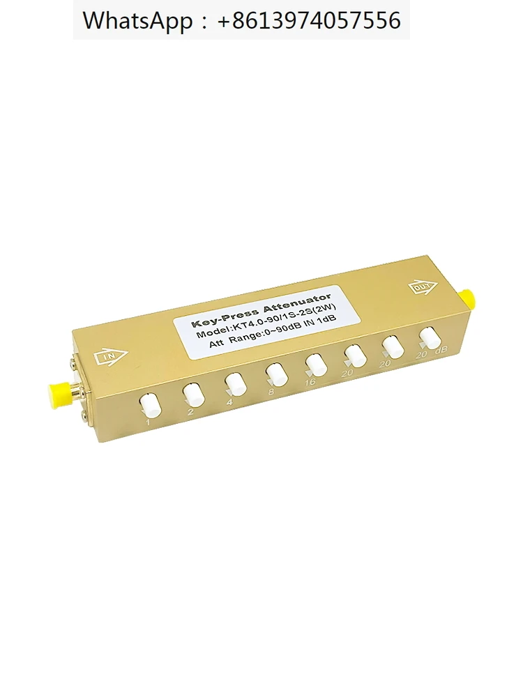 N-образный Регулируемый аттенюатор 0-90 дБ шаг 4G RF сигнальный аттенюатор/5 Вт кнопочный Регулируемый аттенюатор
N-образный Регулируемый аттенюатор 0-90 дБ шаг 4G RF сигнальный аттенюатор/5 Вт кнопочный Регулируемый аттенюатор