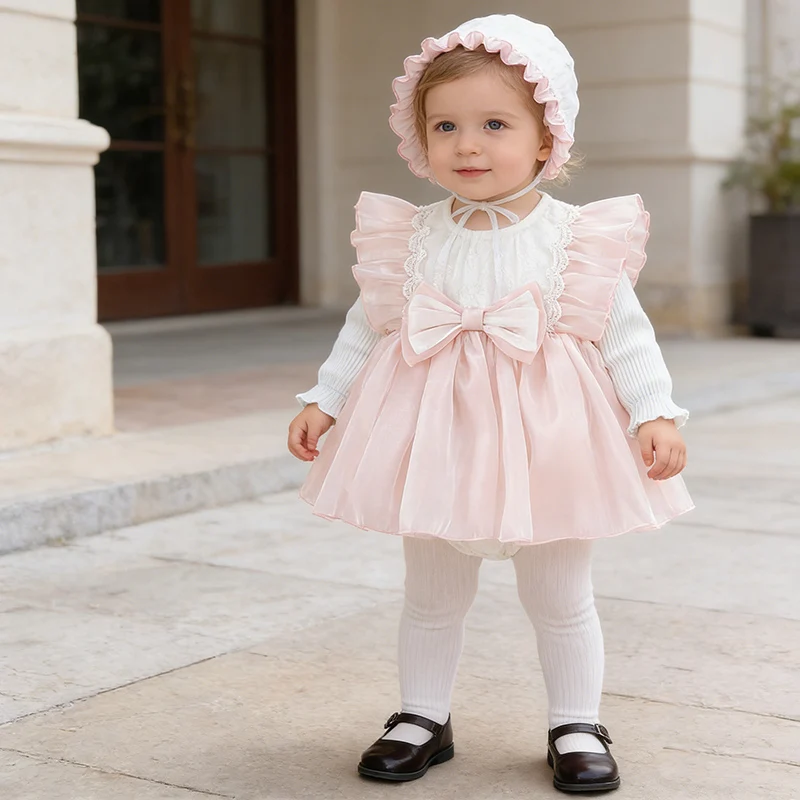 2026 New Spring Newborn Baby Girls Bodysuits+Hat Long Sleeved Cotton Splicing Infant Baby Girls Jumpsuit 0-24M Baby Clothing
2026 New Spring Newborn Baby Girls Bodysuits+Hat Long Sleeved Cotton Splicing Infant Baby Girls Jumpsuit 0-24M Baby Clothing