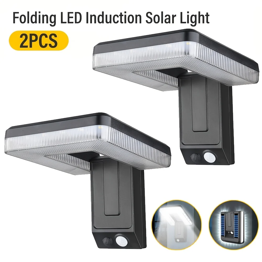 2Pcs Solar Motion Sensor Wall Light 120° Foldable Head 3 Modes IP44 Waterproof 5-8H Charge For Porch Garden Garage Easy Install
2Pcs Solar Motion Sensor Wall Light 120° Foldable Head 3 Modes IP44 Waterproof 5-8H Charge For Porch Garden Garage Easy Install