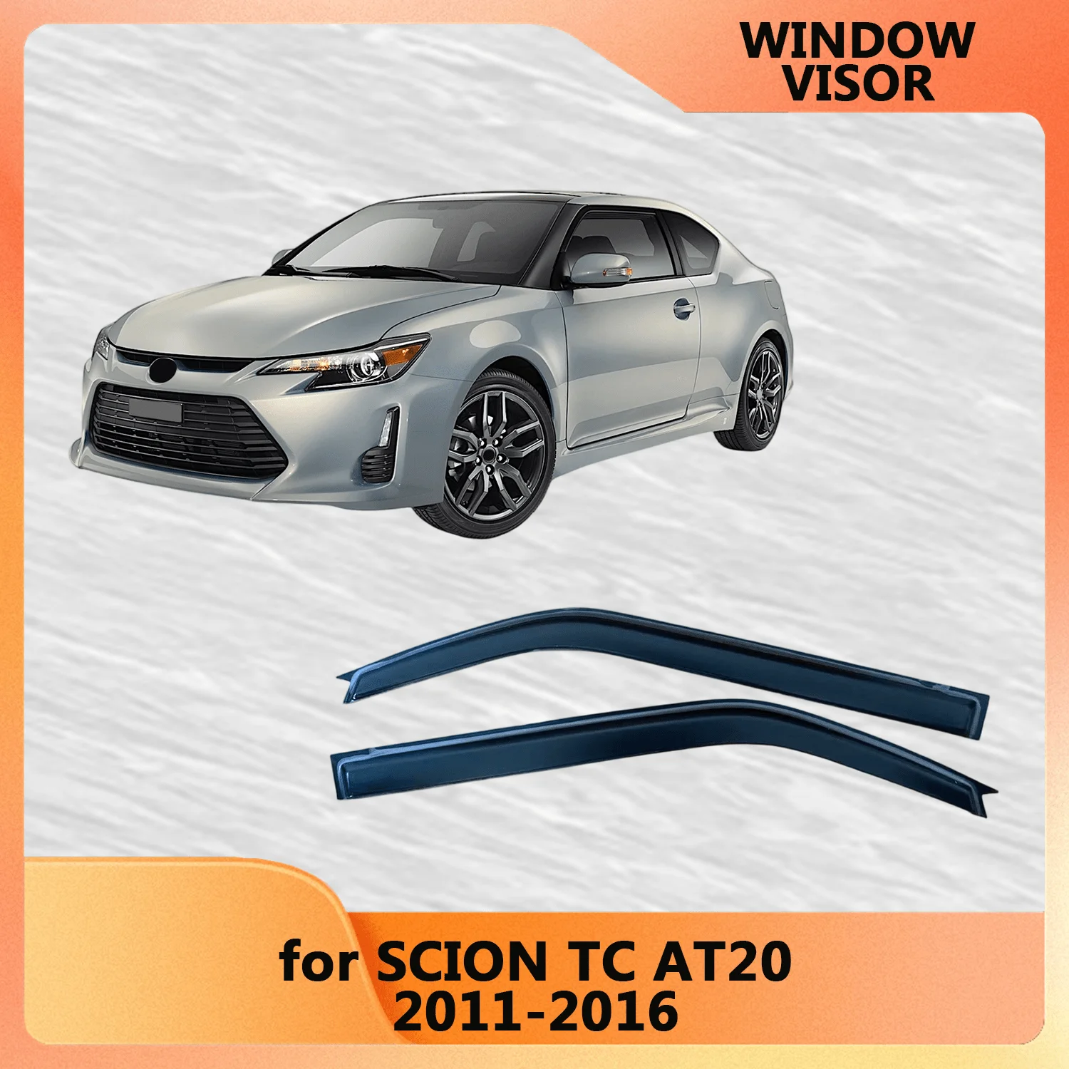 Window Visor for SCION TC AT20 2011 2012 2013 2014 2015 2016 Weathershied Door Visor Wind Sun Rain Guards Side
Window Visor for SCION TC AT20 2011 2012 2013 2014 2015 2016 Weathershied Door Visor Wind Sun Rain Guards Side