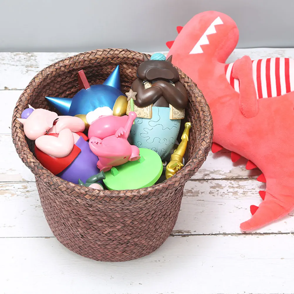 Multipurpose Woven Storage Seagrass Organizer Bin Compact Decorative Sundry Basket Desktop Toy Case Portable Simple for Home
Multipurpose Woven Storage Seagrass Organizer Bin Compact Decorative Sundry Basket Desktop Toy Case Portable Simple for Home