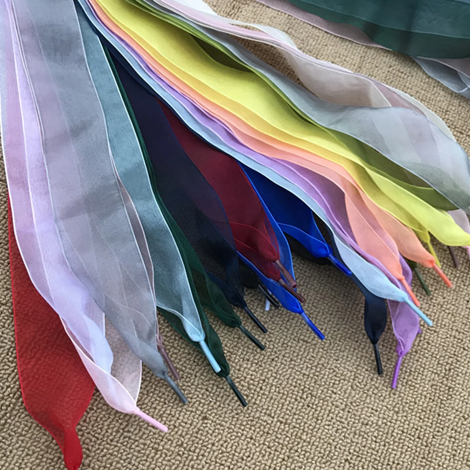 1 Pair Organza Shoe Strings 140cm Women Bow Shoelaces Flat Silk Satin Ribbon Canvas Sneakers Sport Shoes Laces
1 Pair Organza Shoe Strings 140cm Women Bow Shoelaces Flat Silk Satin Ribbon Canvas Sneakers Sport Shoes Laces