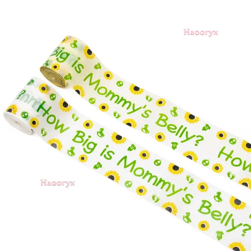 2 Roll Sunflower Measure Tape For Measuring How Big Is Mommy Belly Game Gender Reveal Party Supplies
2 Roll Sunflower Measure Tape For Measuring How Big Is Mommy Belly Game Gender Reveal Party Supplies