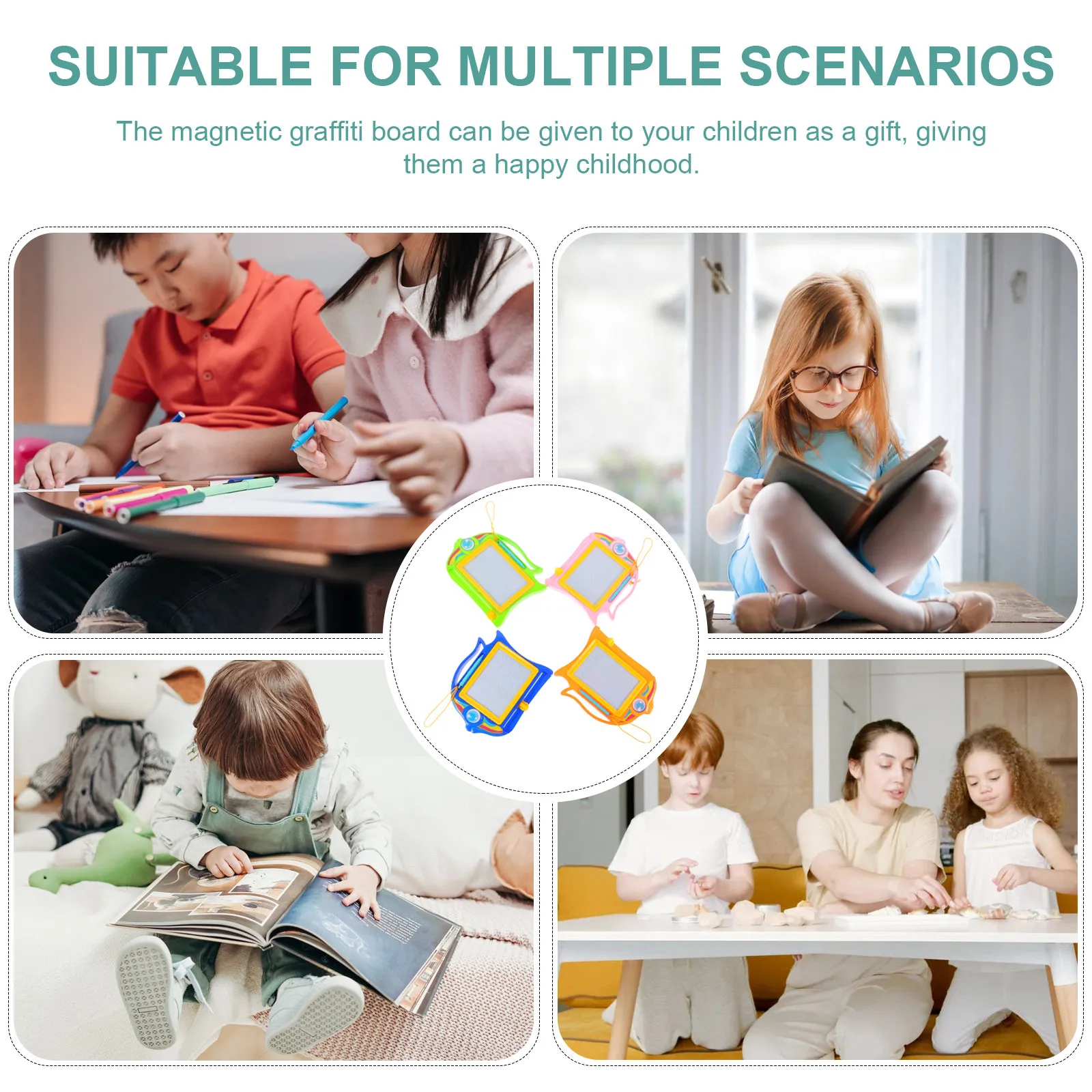 4Pcs Baby Erasable Writing Boards Colorful Kids Sketching Learning Pads Development Graffiti Drawing Boards Drawing Pads
4Pcs Baby Erasable Writing Boards Colorful Kids Sketching Learning Pads Development Graffiti Drawing Boards Drawing Pads