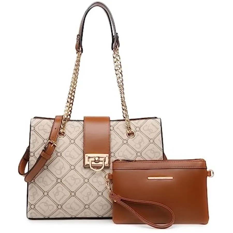 Dasein Leather Handbag Tote Hobo Bag for Women Shoulder Purse Top Handle Satchel Bag with Matching Clutch
Dasein Leather Handbag Tote Hobo Bag for Women Shoulder Purse Top Handle Satchel Bag with Matching Clutch