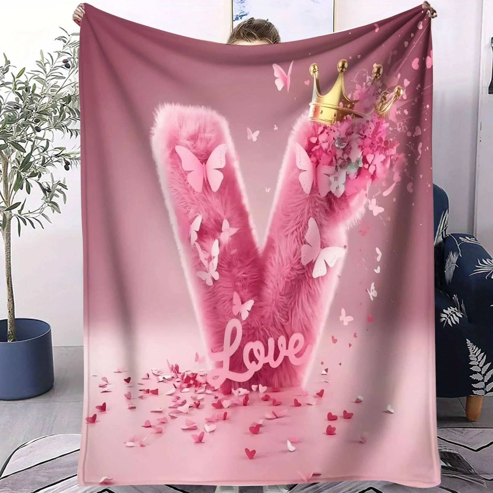 Розовое пушистое одеяло с надписью «C» — флисовое покрывало в романтическом стиле для дивана, гостиной, спальни, домашнего декора, уютный подарок для взрослых
Розовое пушистое одеяло с надписью «C» — флисовое покрывало в романтическом стиле для дивана, гостиной, спальни, домашнего декора, уютный подарок для взрослых