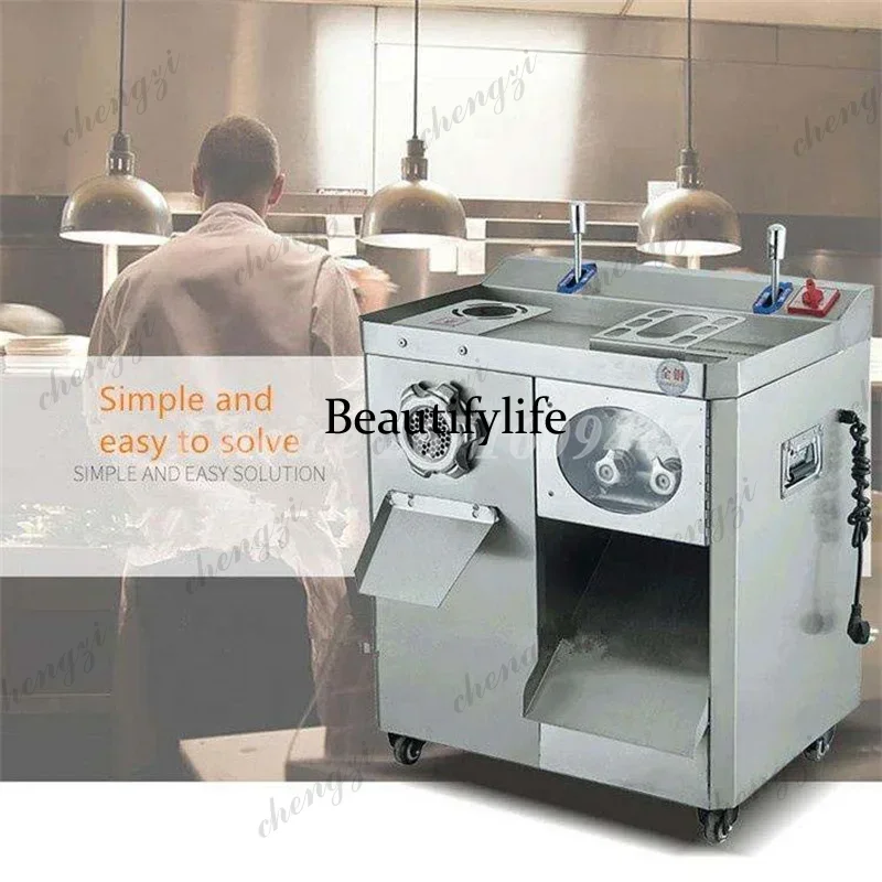 Multi Functional Commercial Electric Stainless Steel Meat Grinder Detachable Mincer Meat Slice Shredded Meat Dice
Multi Functional Commercial Electric Stainless Steel Meat Grinder Detachable Mincer Meat Slice Shredded Meat Dice