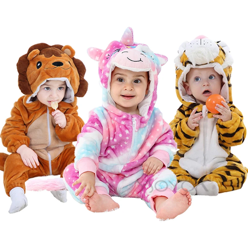 Cute Cartoon Flannel Baby Rompers Unicorn Lion Tiger Pajamas Cotton Baby Boy Girls Animal Costume Baby Jumpsuit Kigurumi Outfits
Cute Cartoon Flannel Baby Rompers Unicorn Lion Tiger Pajamas Cotton Baby Boy Girls Animal Costume Baby Jumpsuit Kigurumi Outfits