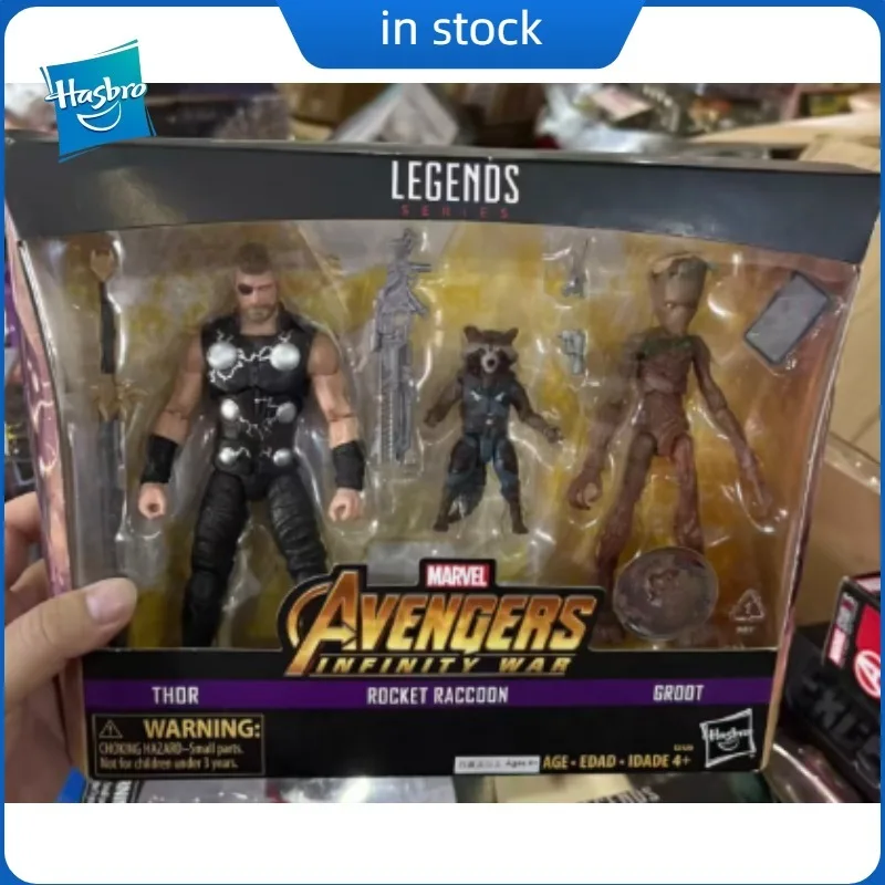 Spot goods Original Hasbro Marvel Legends Series AVENGERS INFINITY WAR THOR/ROCKET RACCOON/GROOT Anime Figure Toy Gift
Spot goods Original Hasbro Marvel Legends Series AVENGERS INFINITY WAR THOR/ROCKET RACCOON/GROOT Anime Figure Toy Gift