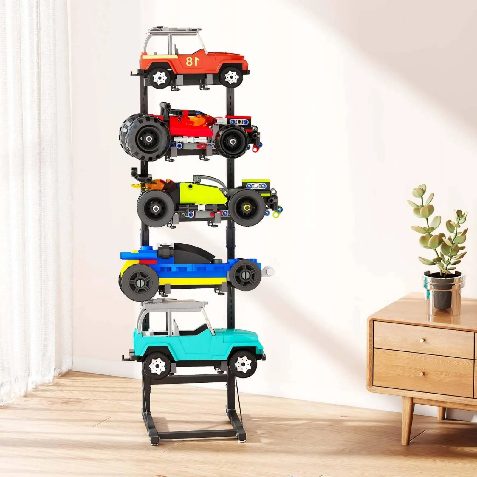 RC Car Display Rack Space Saving Multi Tier RC Car Stand Hobby Storage Stable Sturdy Metal for Garage
RC Car Display Rack Space Saving Multi Tier RC Car Stand Hobby Storage Stable Sturdy Metal for Garage