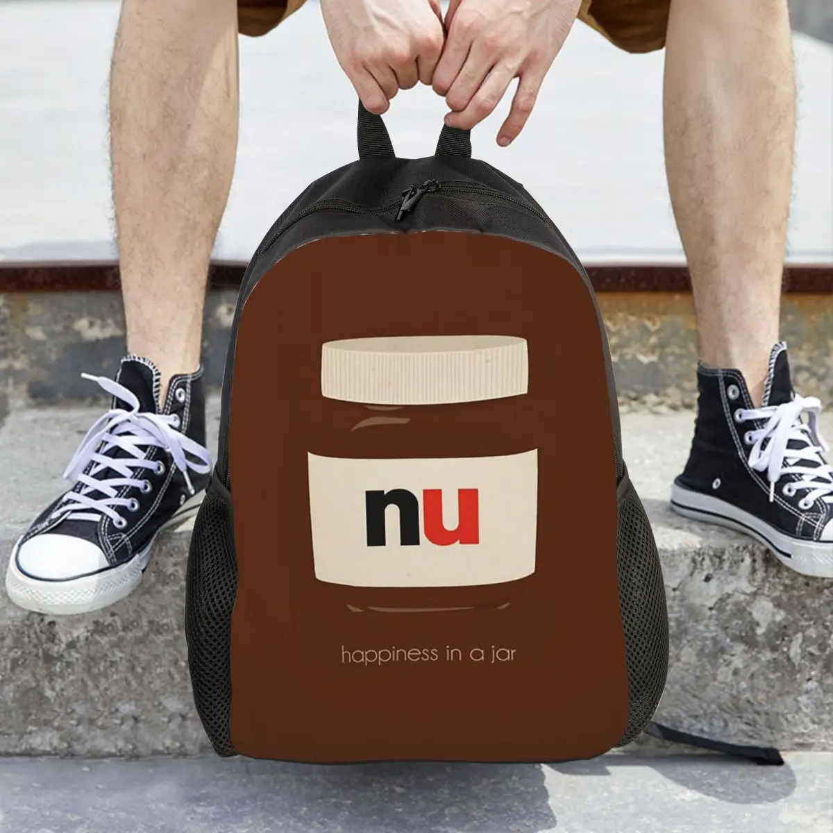Nutella Cutie Backpack Daypack Large Capacity Kids BookBag School Bag Shoulder Bags for Men Women
Nutella Cutie Backpack Daypack Large Capacity Kids BookBag School Bag Shoulder Bags for Men Women