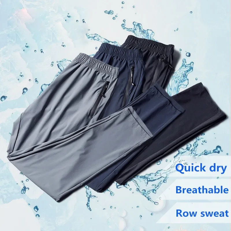 New Trousers Quick Drying Ultra Thin Ice Silk Elastic Slim Pants Youth Men City Walking Soft Leisure Sports Wear Big Size
New Trousers Quick Drying Ultra Thin Ice Silk Elastic Slim Pants Youth Men City Walking Soft Leisure Sports Wear Big Size