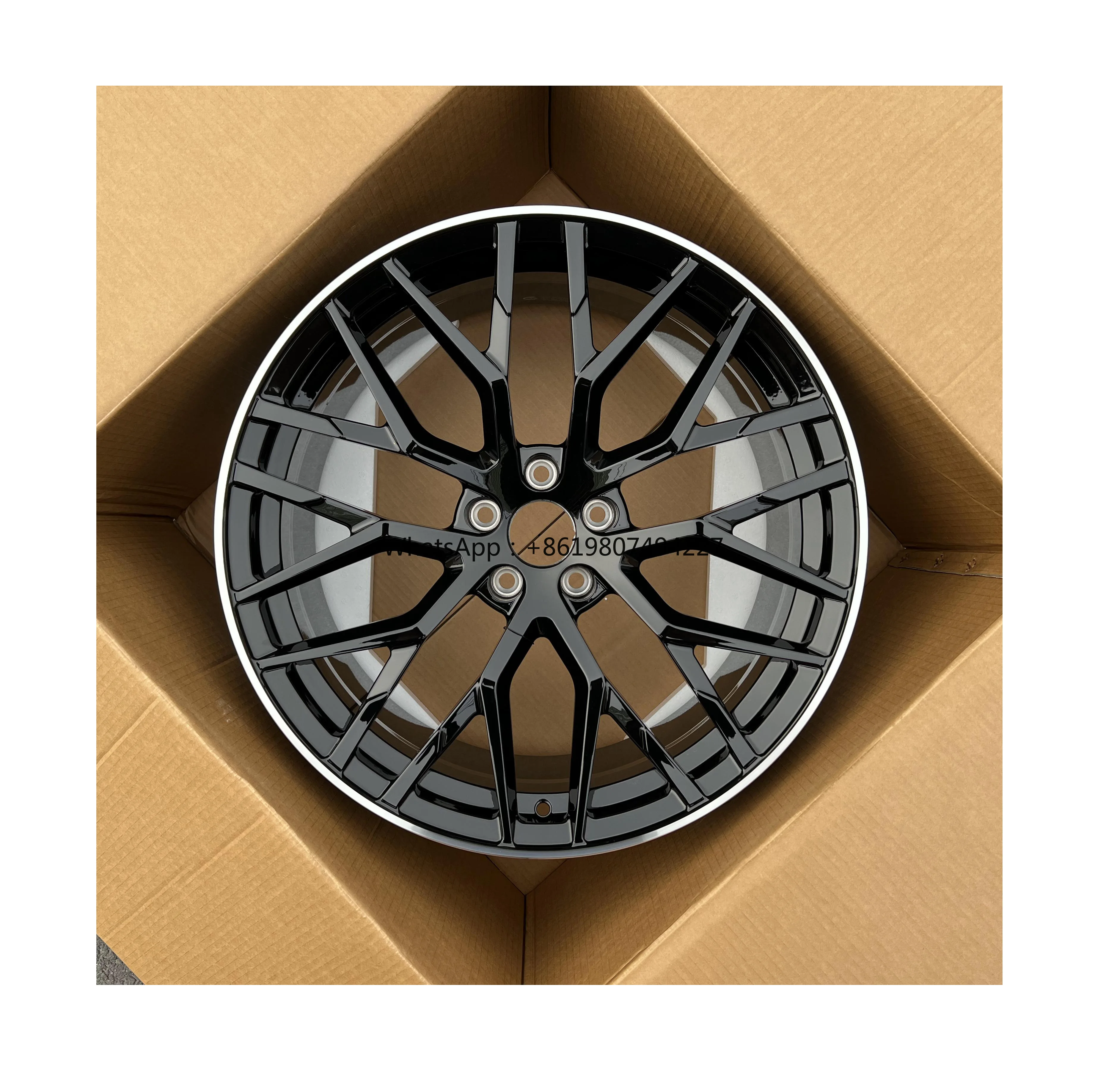 Aluminium Alloy Forged Wheels Black Machined Lip in Stock 9JX20 5*112 for A6 A7 A8 Q7 Q5
Aluminium Alloy Forged Wheels Black Machined Lip in Stock 9JX20 5*112 for A6 A7 A8 Q7 Q5