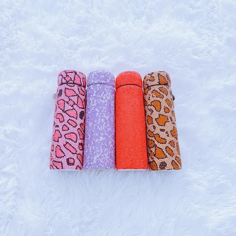 280ml Creative Leopard Print Stainless Steel Thermos Bottle Bling Diamond Vacuum Flask Mini Insulated Cup Keep Hot Water Bottle
280ml Creative Leopard Print Stainless Steel Thermos Bottle Bling Diamond Vacuum Flask Mini Insulated Cup Keep Hot Water Bottle