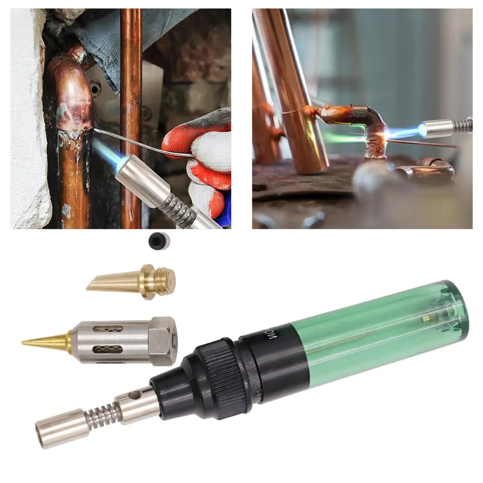 4 in 1 Soldering Iron Kit, High Accuracy Welding Pen Gas Soldering Iron for Factory Equipment Maintenance Circuit Board
4 in 1 Soldering Iron Kit, High Accuracy Welding Pen Gas Soldering Iron for Factory Equipment Maintenance Circuit Board