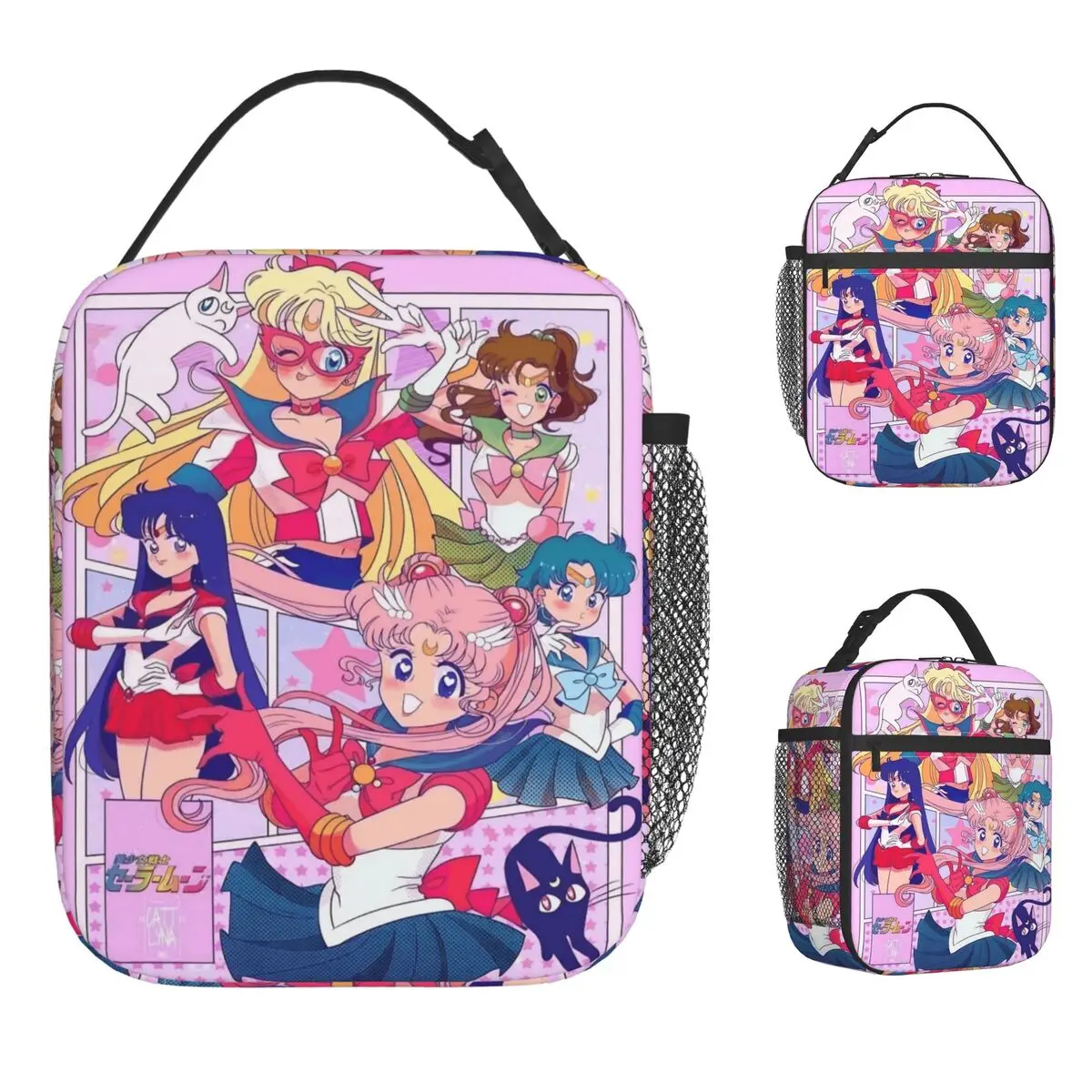 Sailors Moons Lunch Bag For Men Print Lunch Box Fashion School Cooler Bag Portable Oxford Thermal Tote Handbags
Sailors Moons Lunch Bag For Men Print Lunch Box Fashion School Cooler Bag Portable Oxford Thermal Tote Handbags