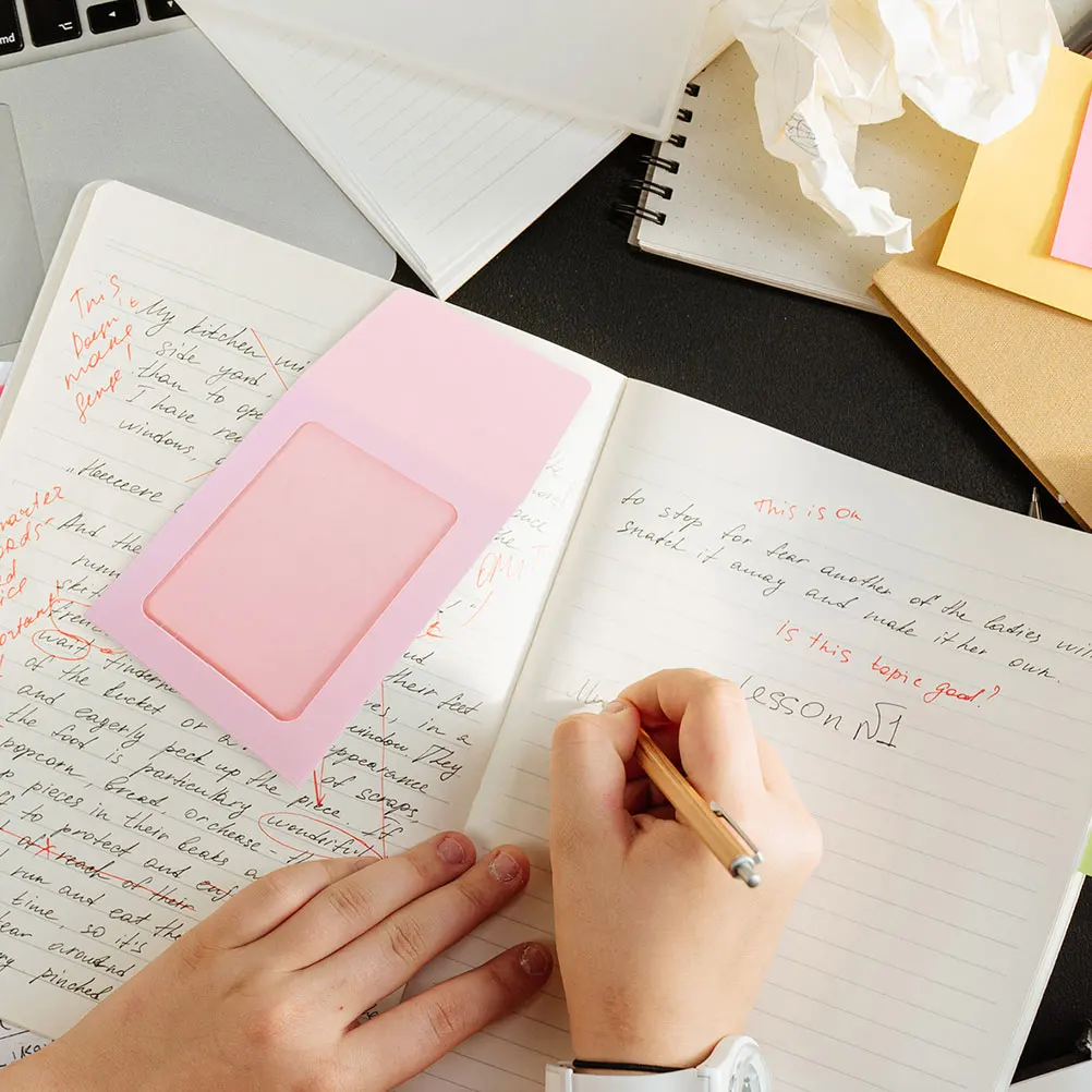 15pcs Card Holder Envelopes Macaron Color Paper Photo Covers Portable Kraft Sleeves Displaying Game Card Storage Transparent
15pcs Card Holder Envelopes Macaron Color Paper Photo Covers Portable Kraft Sleeves Displaying Game Card Storage Transparent