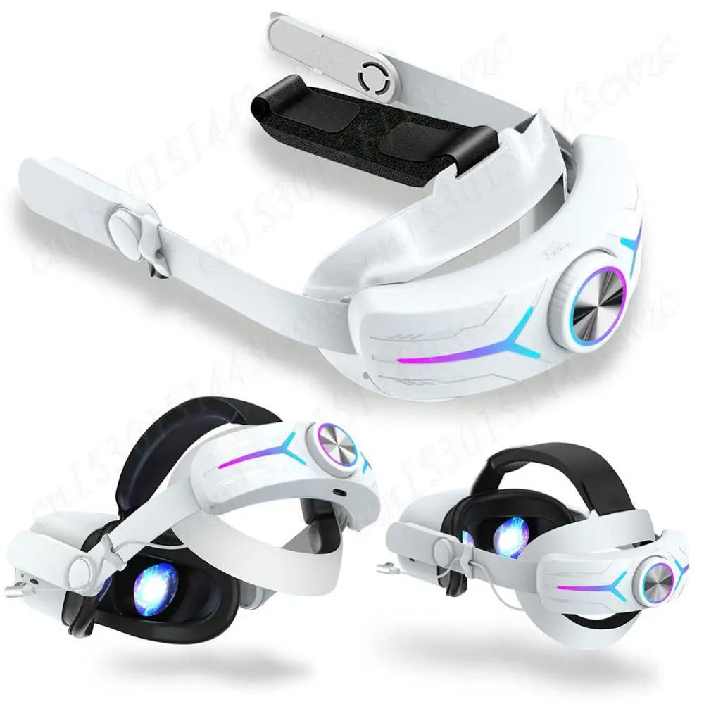 RGB Head Strap for Oculus Quest 2 Adjustable Battery Pack Elite Strap Battery 8000mAh VR Replacement Strap for Meta Quest 2
RGB Head Strap for Oculus Quest 2 Adjustable Battery Pack Elite Strap Battery 8000mAh VR Replacement Strap for Meta Quest 2