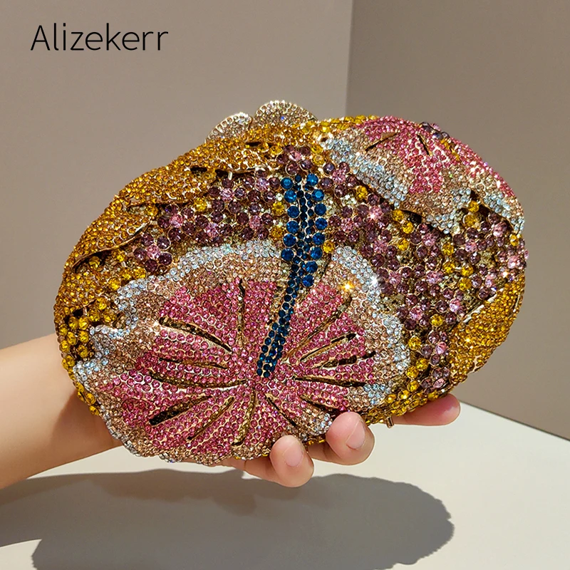 Alizekerr Oval Crystal Evening Bags Women Luxury Gorgeous Flower Rhinestone Metallic Clutch Purses And Handbags Wedding Party
Alizekerr Oval Crystal Evening Bags Women Luxury Gorgeous Flower Rhinestone Metallic Clutch Purses And Handbags Wedding Party