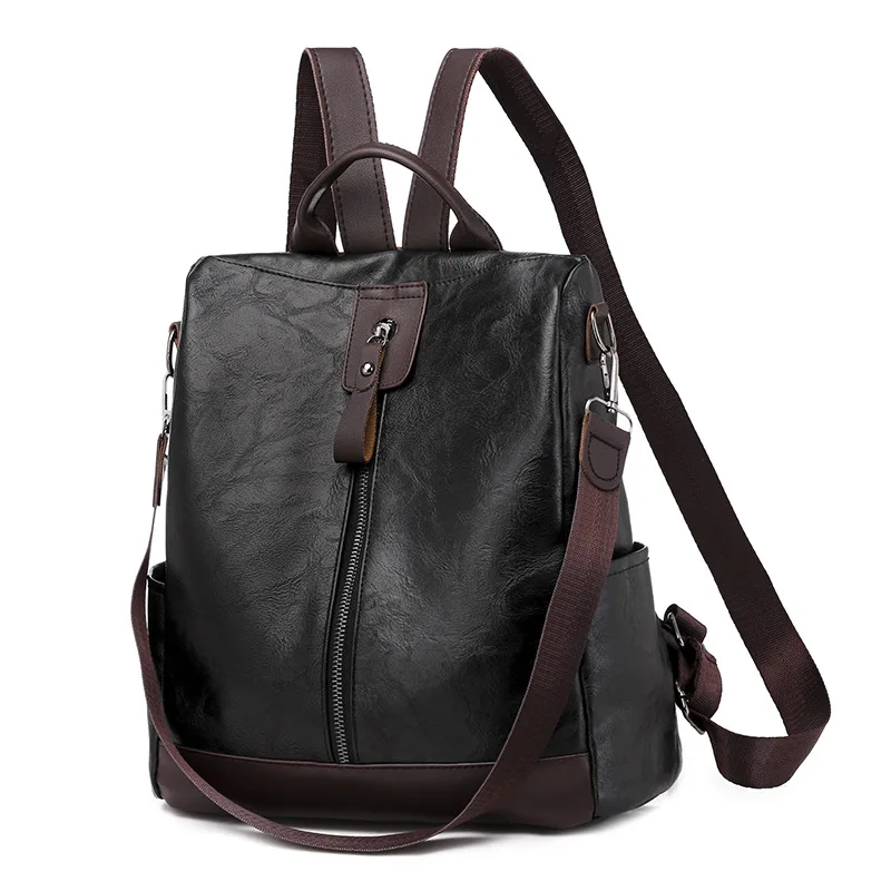 Personalized Logo Women's Pu Leather Casual Travel Waterproof Female Rucksack Lightweight Vintage Backpack With Hidden Pocket
Personalized Logo Women's Pu Leather Casual Travel Waterproof Female Rucksack Lightweight Vintage Backpack With Hidden Pocket