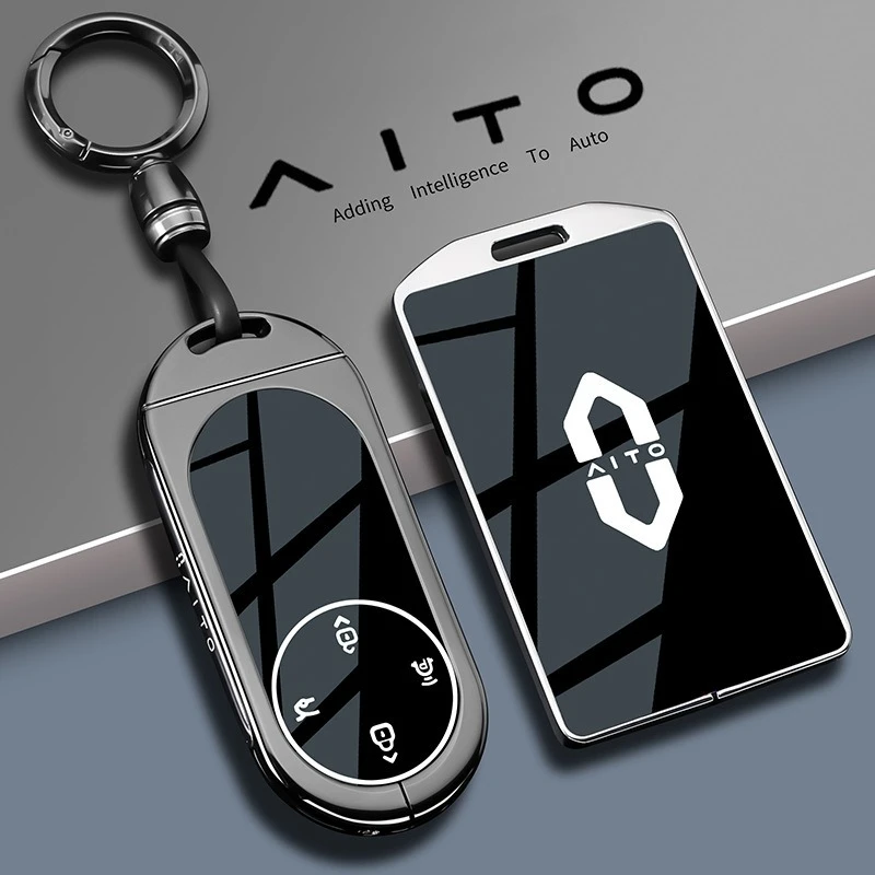 Premium Zinc Alloy Card Key Cover Case for AITO M9/M7/M5 Ultra/M8 (2025) - Protective NFC Card Shell Keybag Keychain
Premium Zinc Alloy Card Key Cover Case for AITO M9/M7/M5 Ultra/M8 (2025) - Protective NFC Card Shell Keybag Keychain