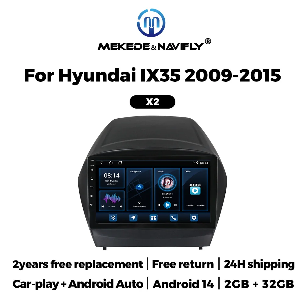 Автомагнитола на Android для Hyundai Tucson 2 ix35 2009-2015, Wi-Fi, FM-навигация, GPS, 2 Din, 9 дюймов
Автомагнитола на Android для Hyundai Tucson 2 ix35 2009-2015, Wi-Fi, FM-навигация, GPS, 2 Din, 9 дюймов