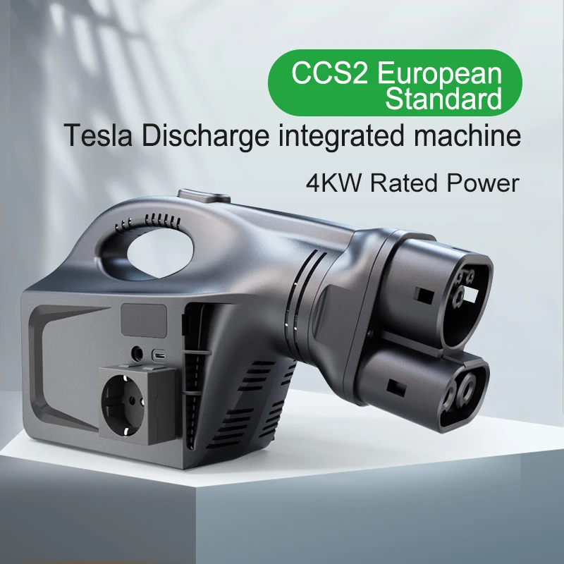 WUFEN CCS Car DC V2L Discharger For Tesla New Energy Vehicles Discharger 4 KW 110-240V Power conversion Socket compatible Tesla
WUFEN CCS Car DC V2L Discharger For Tesla New Energy Vehicles Discharger 4 KW 110-240V Power conversion Socket compatible Tesla