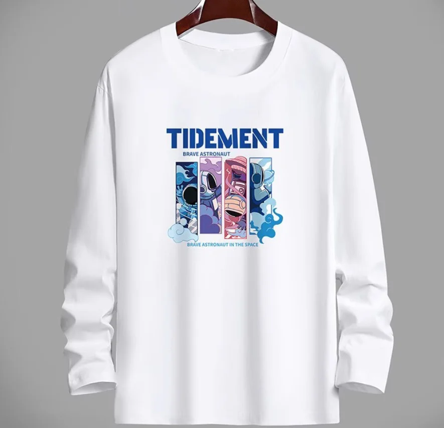 Футболка для мужчин осень Однотонная футболка Harajuku с длинными рукавами и графическим рисунком Tide Ment High Street трикотажные изделия Футболка с принтом Harajuku Gym
Футболка для мужчин осень Однотонная футболка Harajuku с длинными рукавами и графическим рисунком Tide Ment High Street трикотажные изделия Футболка с принтом Harajuku Gym