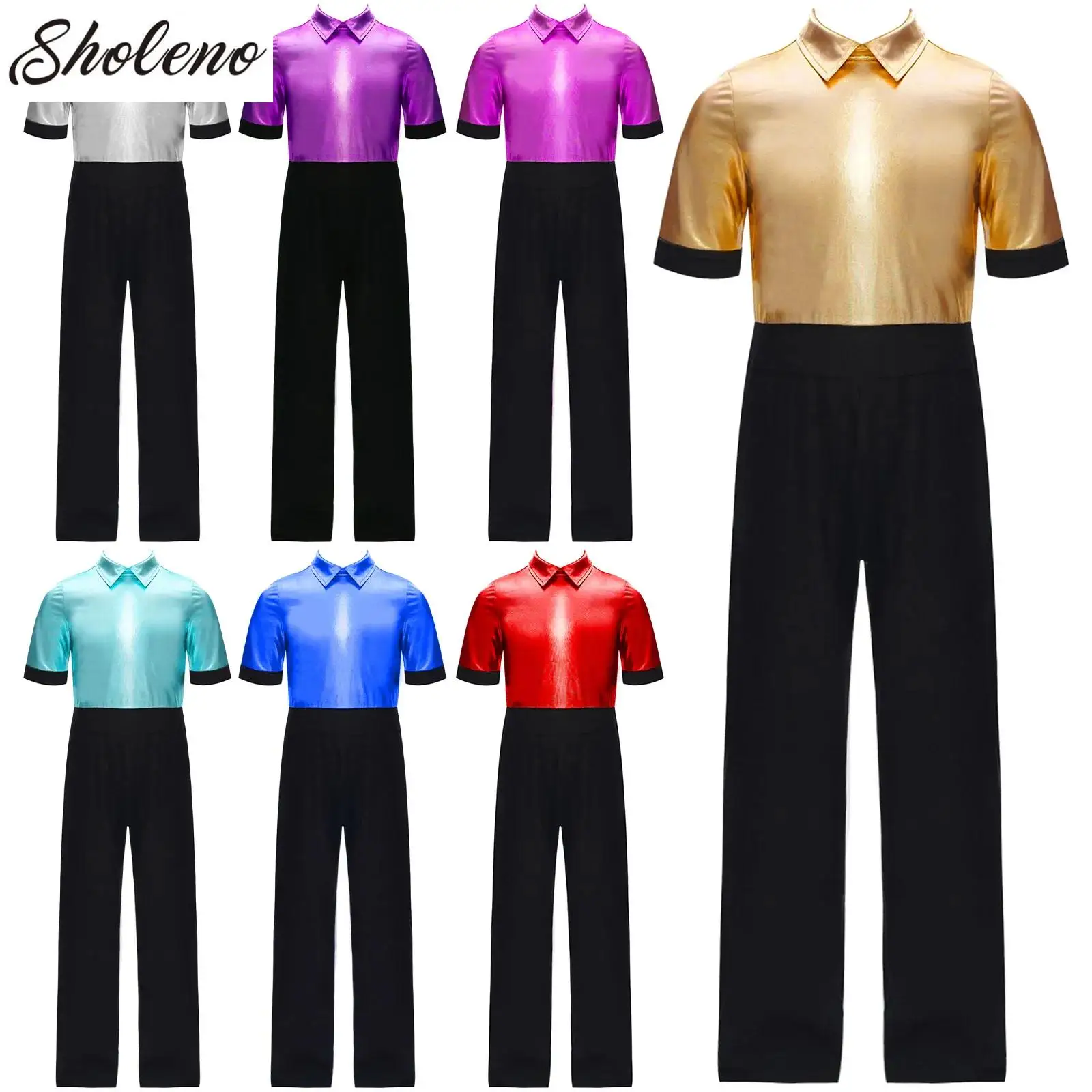Kids Girls Ballet Latin Jazz Dance Jumpsuit Metallic Color Block Bodysuit 60s 70s Disco Ballroom Stage Performance Costume
Kids Girls Ballet Latin Jazz Dance Jumpsuit Metallic Color Block Bodysuit 60s 70s Disco Ballroom Stage Performance Costume