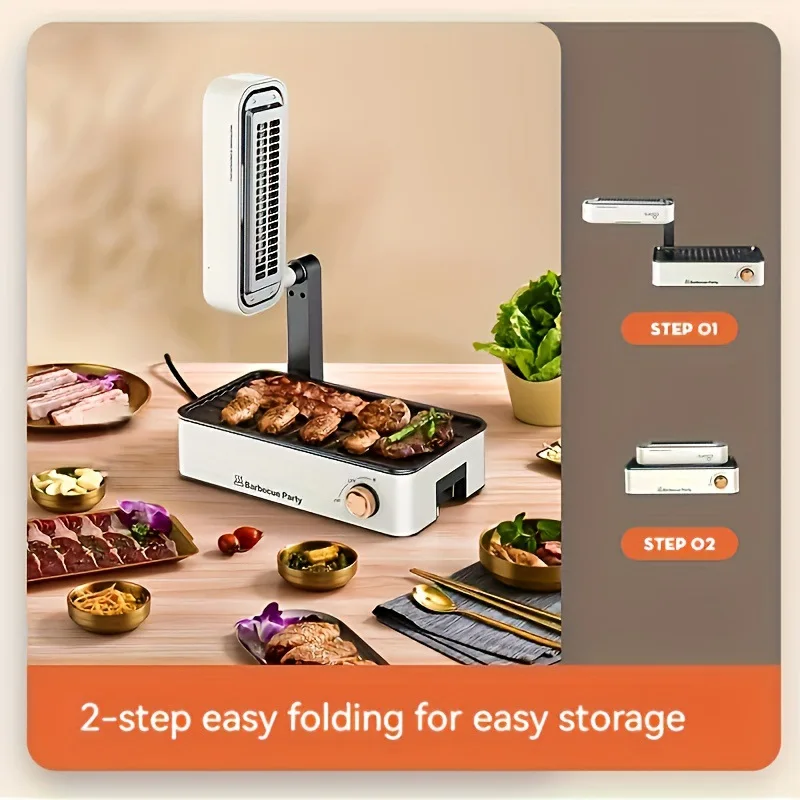 BBQ machine 1pc explosion, European standard spot CE report, portable electric baking pan, smokeless at home
BBQ machine 1pc explosion, European standard spot CE report, portable electric baking pan, smokeless at home