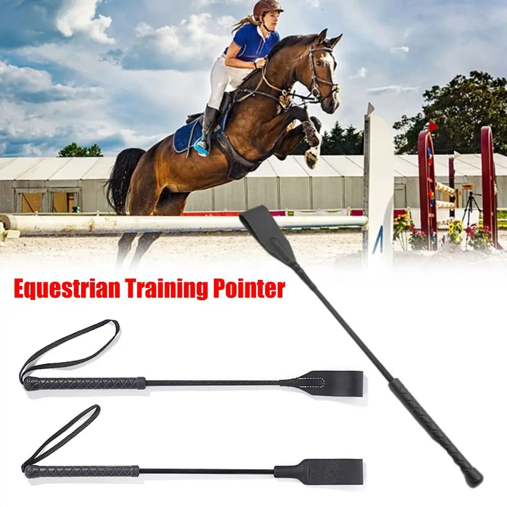 1Pcs Durable Portable Horse Whip With Handle PU Leather Equestrian Training Pointer Racing Riding Crop Lash Supplies
1Pcs Durable Portable Horse Whip With Handle PU Leather Equestrian Training Pointer Racing Riding Crop Lash Supplies