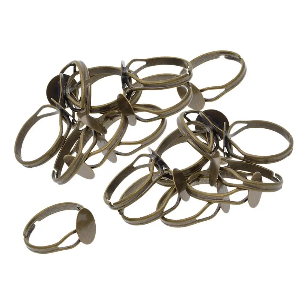Metal Ring Bronze Base Adjustable Tray for Jewelry Making DIY Ring Accessories for Craft and Custom Rings
Metal Ring Bronze Base Adjustable Tray for Jewelry Making DIY Ring Accessories for Craft and Custom Rings