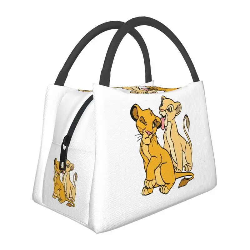 The King Lion Insulated Lunch Bags for Women Simba Nala Portable Cooler Thermal Bento Box Outdoor Camping Travel
The King Lion Insulated Lunch Bags for Women Simba Nala Portable Cooler Thermal Bento Box Outdoor Camping Travel